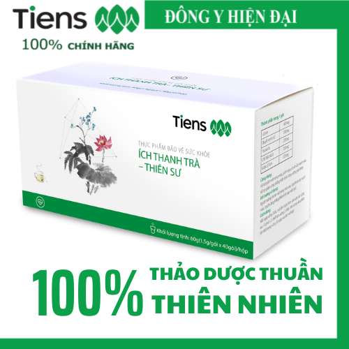 Thực phẩm bảo vệ sức khỏe Ích thanh trà - Thiên Sư, Cân bằng huyết áp, thanh nhiệt giải độc, ngủ ngon an thần, eo thon gọn dáng.