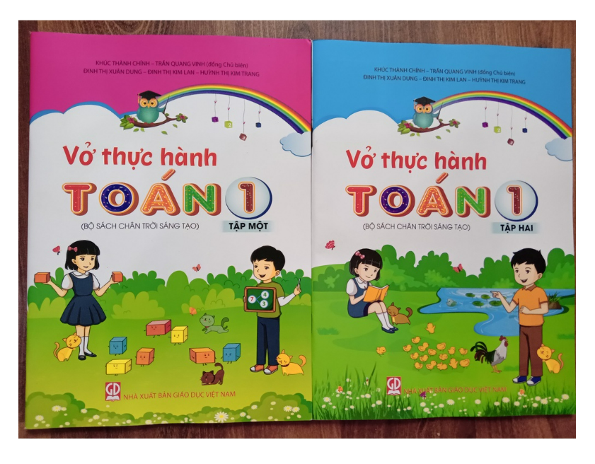 Sách - Combo Vở Thực Hành Toán Lớp 1 - Tập 1 + 2
