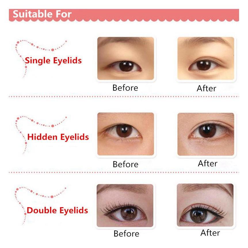Dán Kích Mi + Eyeliner 3D Double Eyelid Eyeliner Stickers 120 miếng