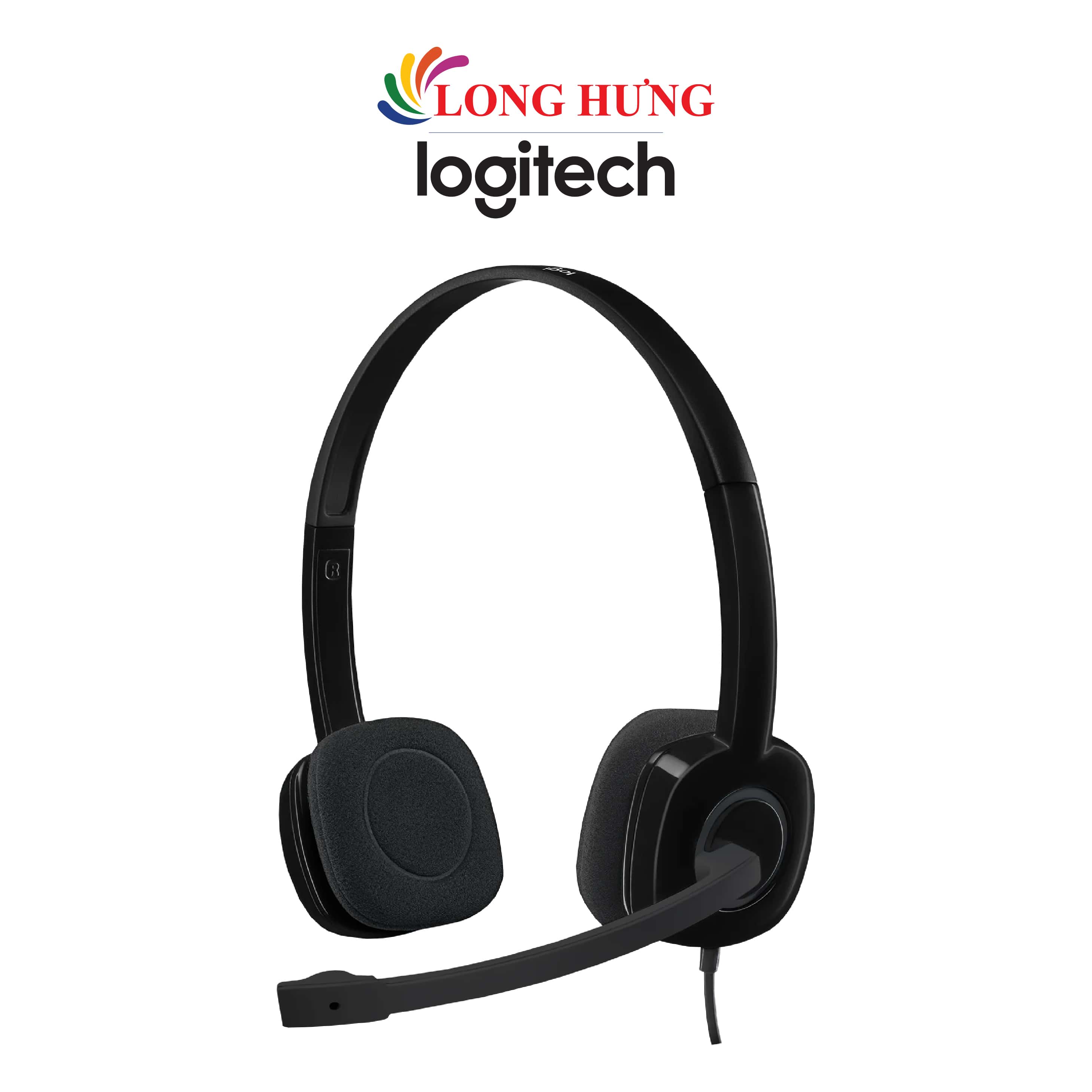 Tai nghe chụp tai có dây Logitech H151 - Hàng chính hãng