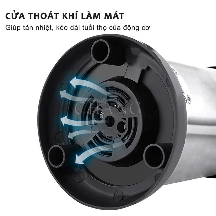 Máy Xay Hạt Khô Ngũ Cốc KOEN Công Suất 300W Lưỡi Dao 6 Cánh Thân Máy Bằng Thép Không Gỉ