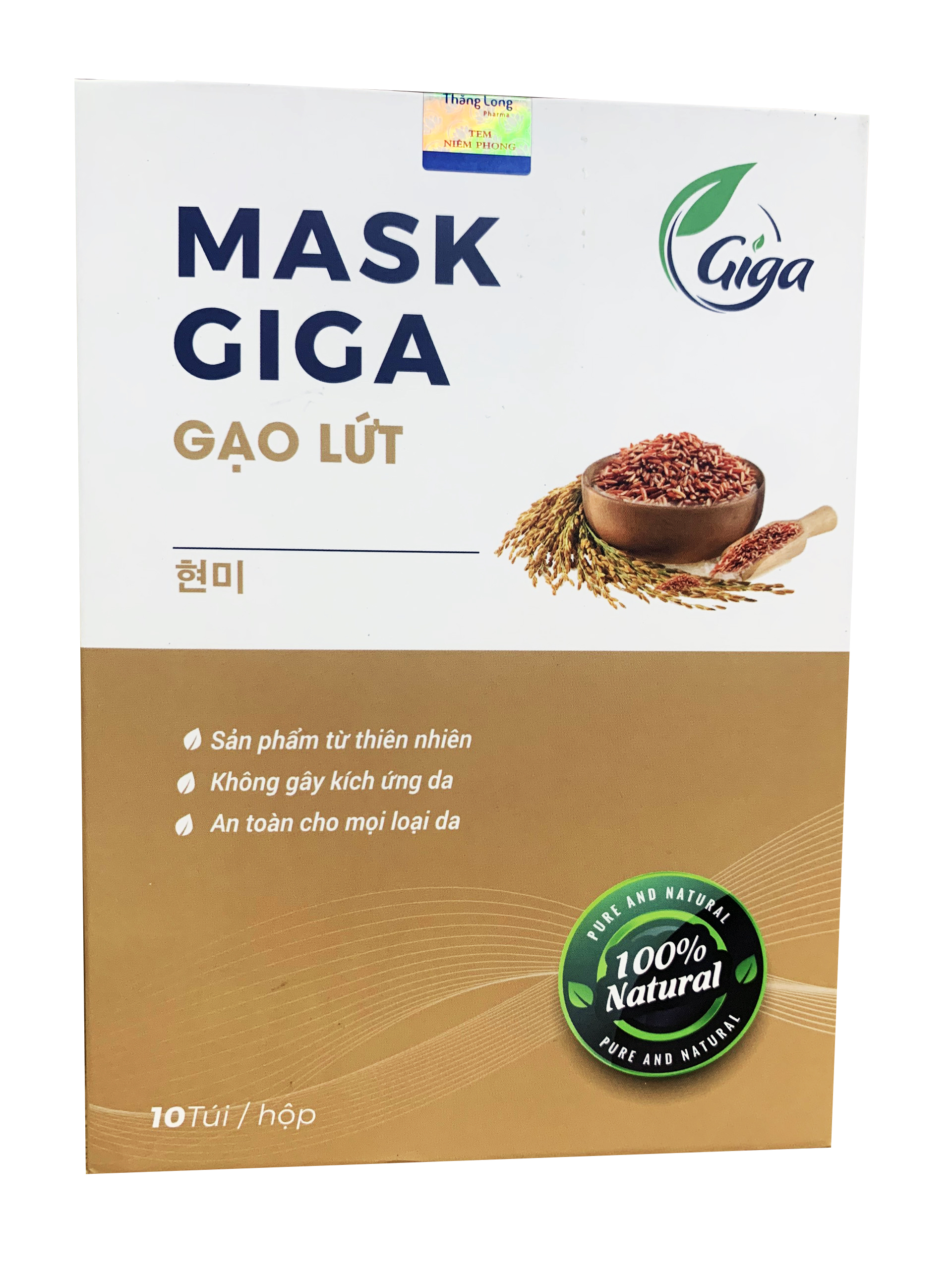 Mặt Nạ Gạo Lứt Giúp Cấp Ẩm Dưỡng Trắng làm Mềm Da