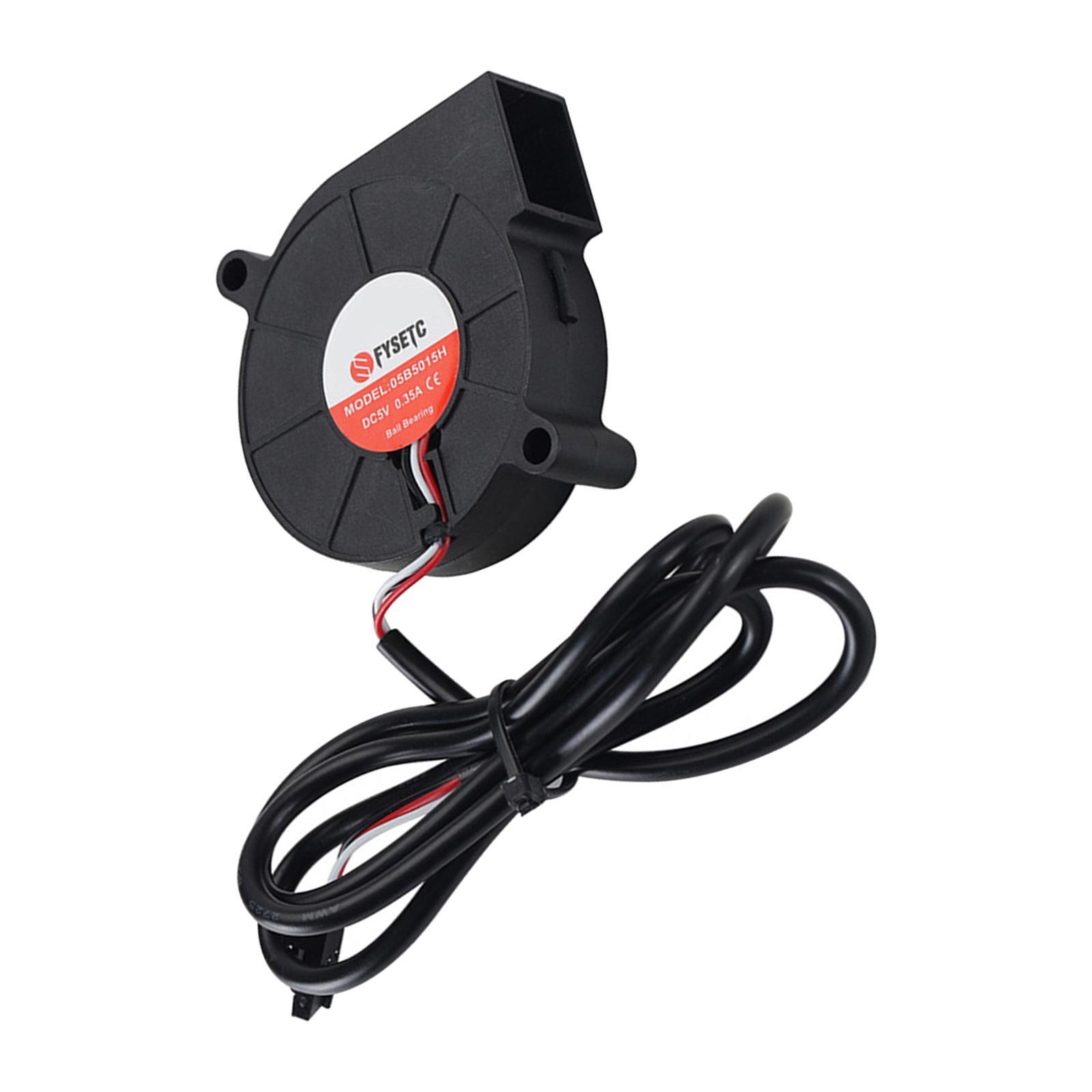 Fan Replacement Dual Ball Bearing DC Fan for MK3S 5015 5V Black