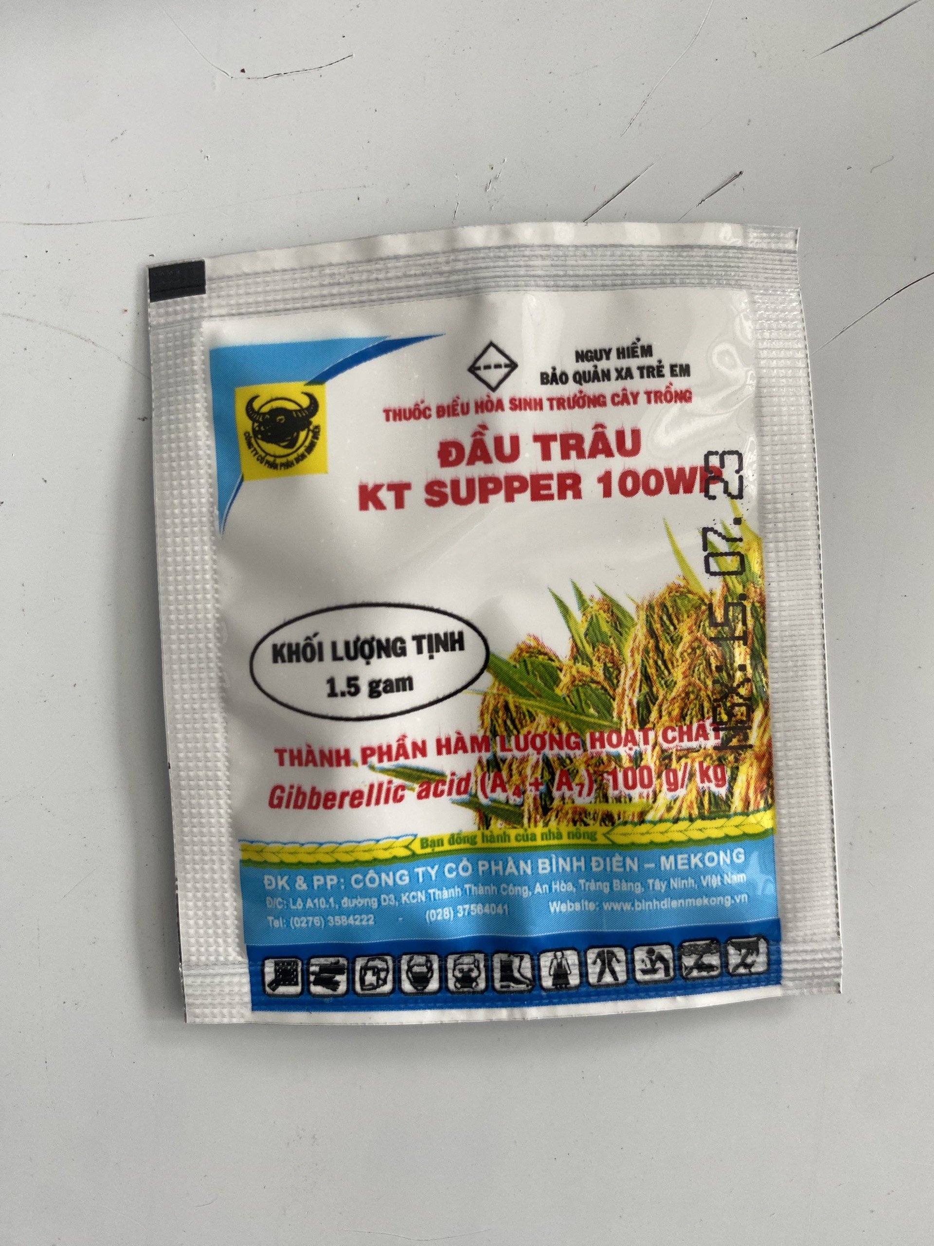 Thuốc kích thích sinh trưởng Đầu Trâu KT Supper 100WP | Gói 1.5g