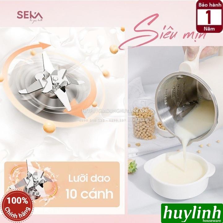 Máy làm sữa hạt mini SEKA SK320 PRO - 1.2 lít - 800W - 5 chức năng - Hàng chính hãng