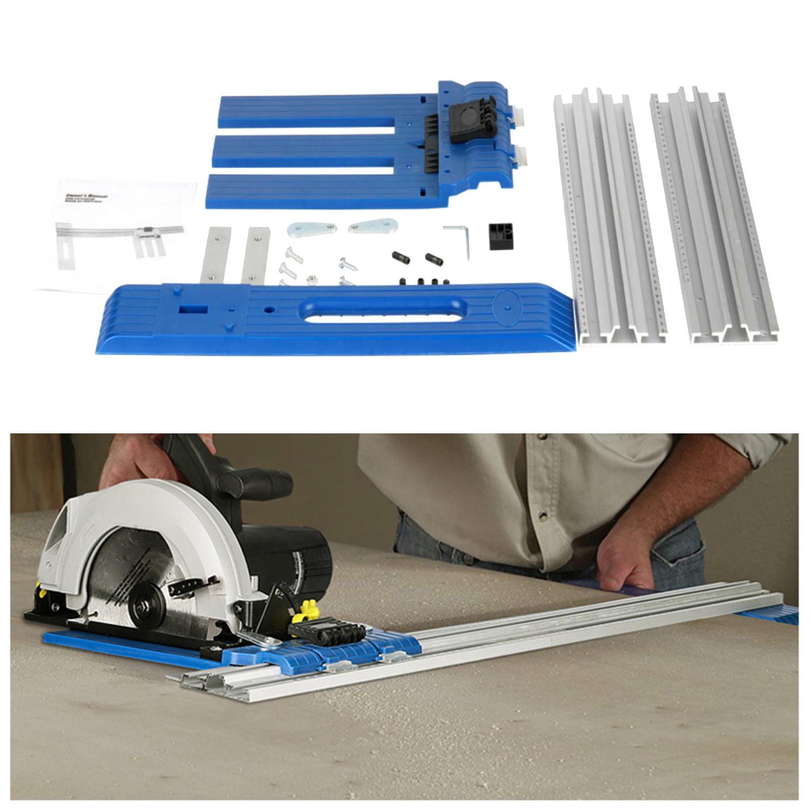 Electric Saw Fixed Guide Rail Slide Rail Edge-cutting Woodworking Tool