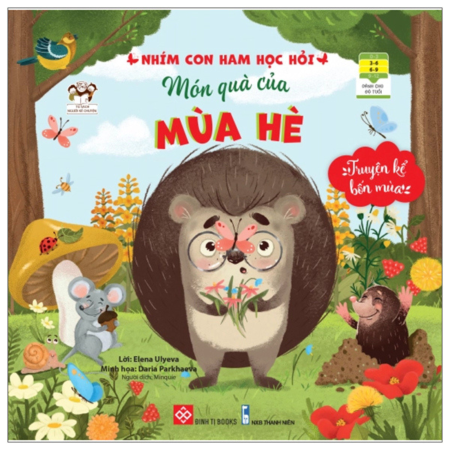 Combo : Truyện kể bốn mùa - Nhím con ham học hỏi