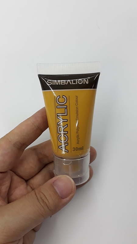 Màu Vẽ Simbalion Acrylic 30ml NAC30 - 10 - Vàng Đất