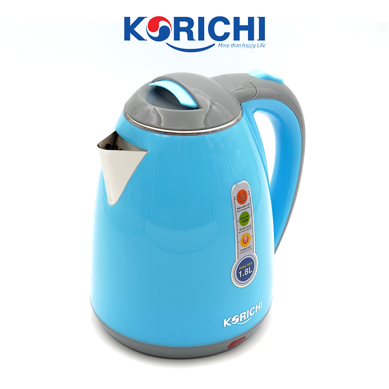 Ấm siêu tốc hai lớp Korichi - KRC-5182 - 1.8L 1500W - Bảo hành 12 tháng - Hàng chính hãng