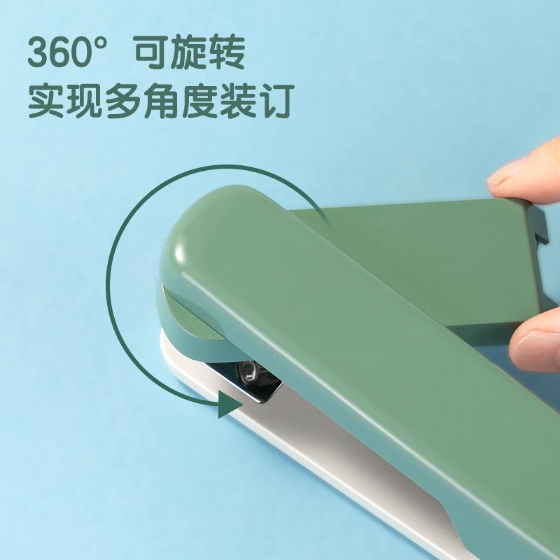 Dập Ghim Dạng Xoay - Deli TA304 - Màu Xanh Lá