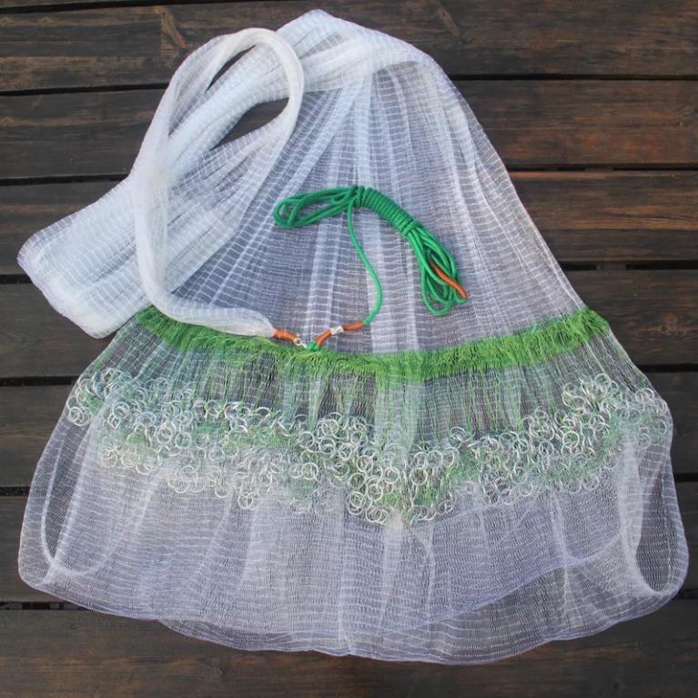 Chài cước xích bắt cá cao cấp bung 6m-8m