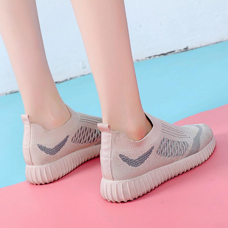 Giày Thể Thao Thoáng Khí Siêu Nhẹ Thời Trang Hàn Quốc Cho Nữ