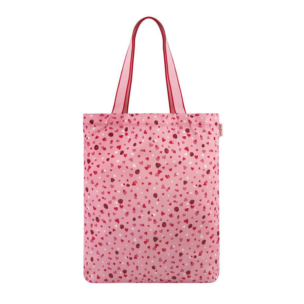 Túi gấp gọn Cath Kidston họa tiết Mini Lovebugs size trung (Small Foldaway Tote Mini Lovebugs)