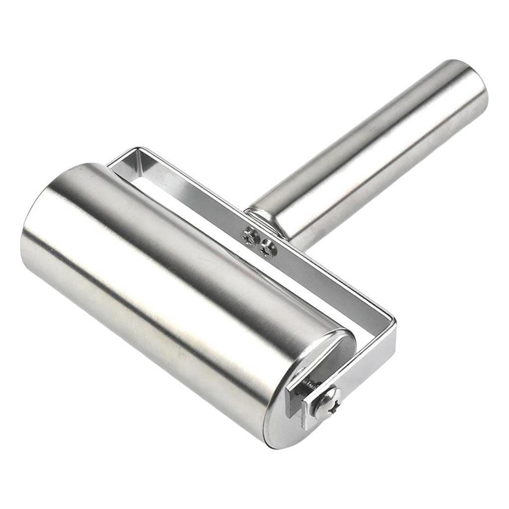 Smooth Stainless Steel Rolling Pin Pastry and Pizza  Baker Roller Metal Kitchen Utensils Great for Baking , Pizza, Pie, Pastries, Pasta