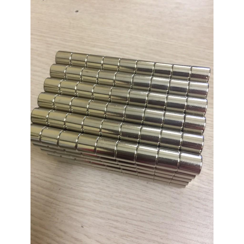 Nam châm viên 10x10mm, nam châm đất hiếm-giá bán 1 viên