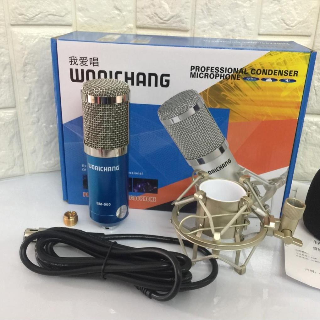 Combo Soundcard V8 + Mic Karaoke Livetream BM 900, Có AutoTune Chuẩn Phòng Thu