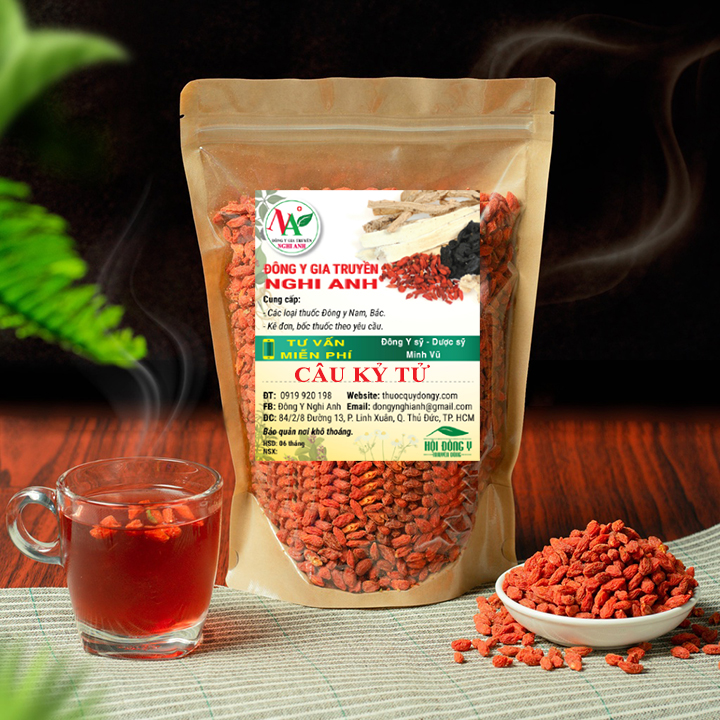 Kỷ Tử - Câu Kỷ Tử sấy khô loại thượng hạng túi 200gr