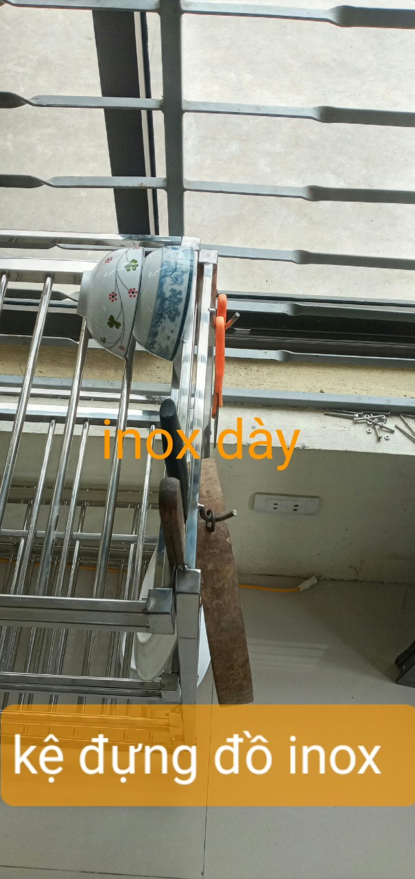 Kệ để đồ nhà bếp inox dày kt c 130. d104 .s40