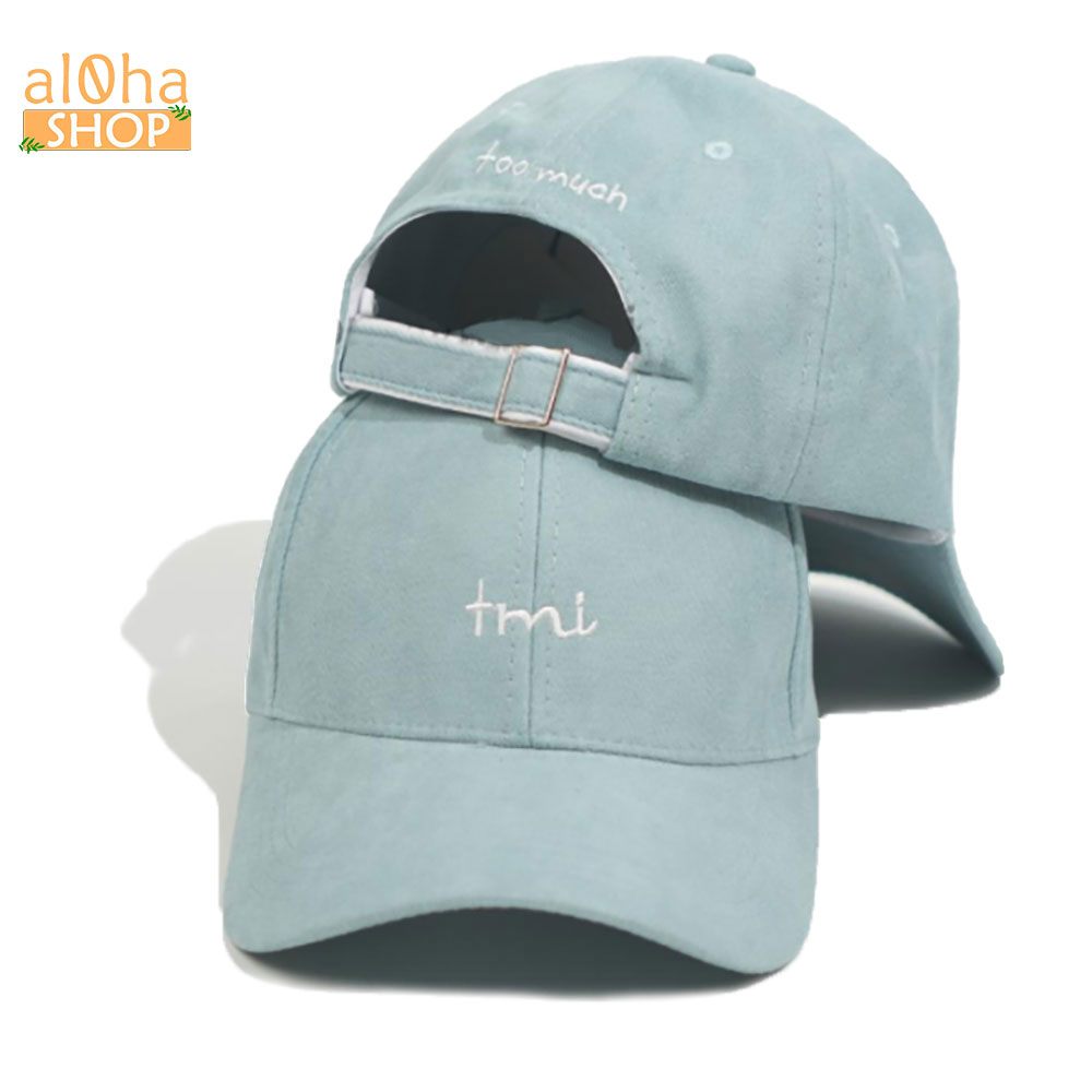 Nón chống nắng thêu chữ Tmi - mũ lưỡi trai unisex nam nữ chống nắng - al0ha Shop