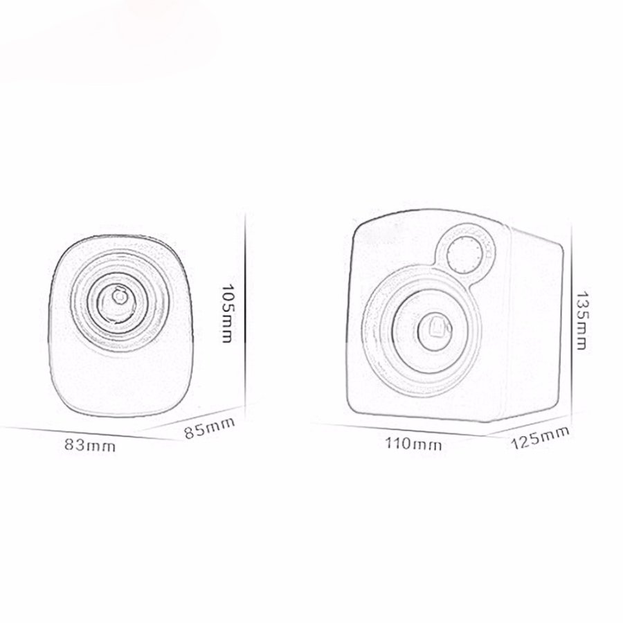 Bộ 3 Loa Máy Tính Để Bàn 2.1 D-200B