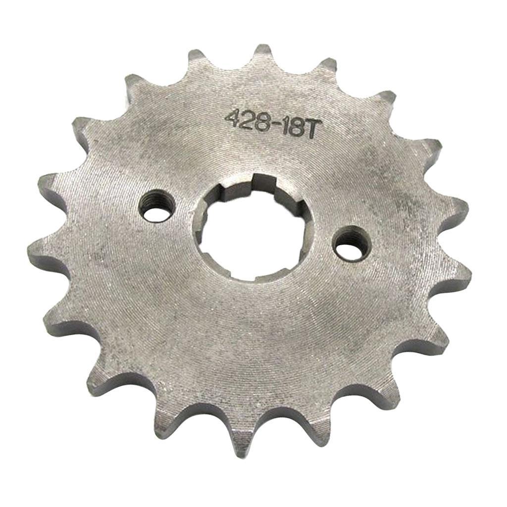 18T  20mm Front Sprocket Cog 428 Chain for Quad Dirt Bike ATV Buggy