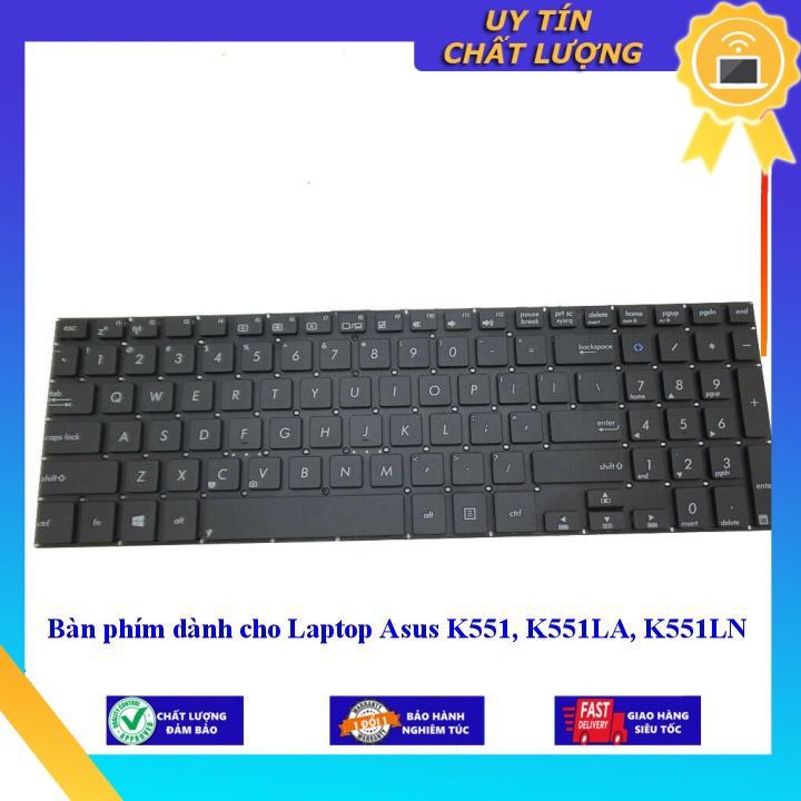 Bàn phím dùng cho Laptop Asus K551 K551LA K551LN - Hàng Nhập Khẩu New Seal