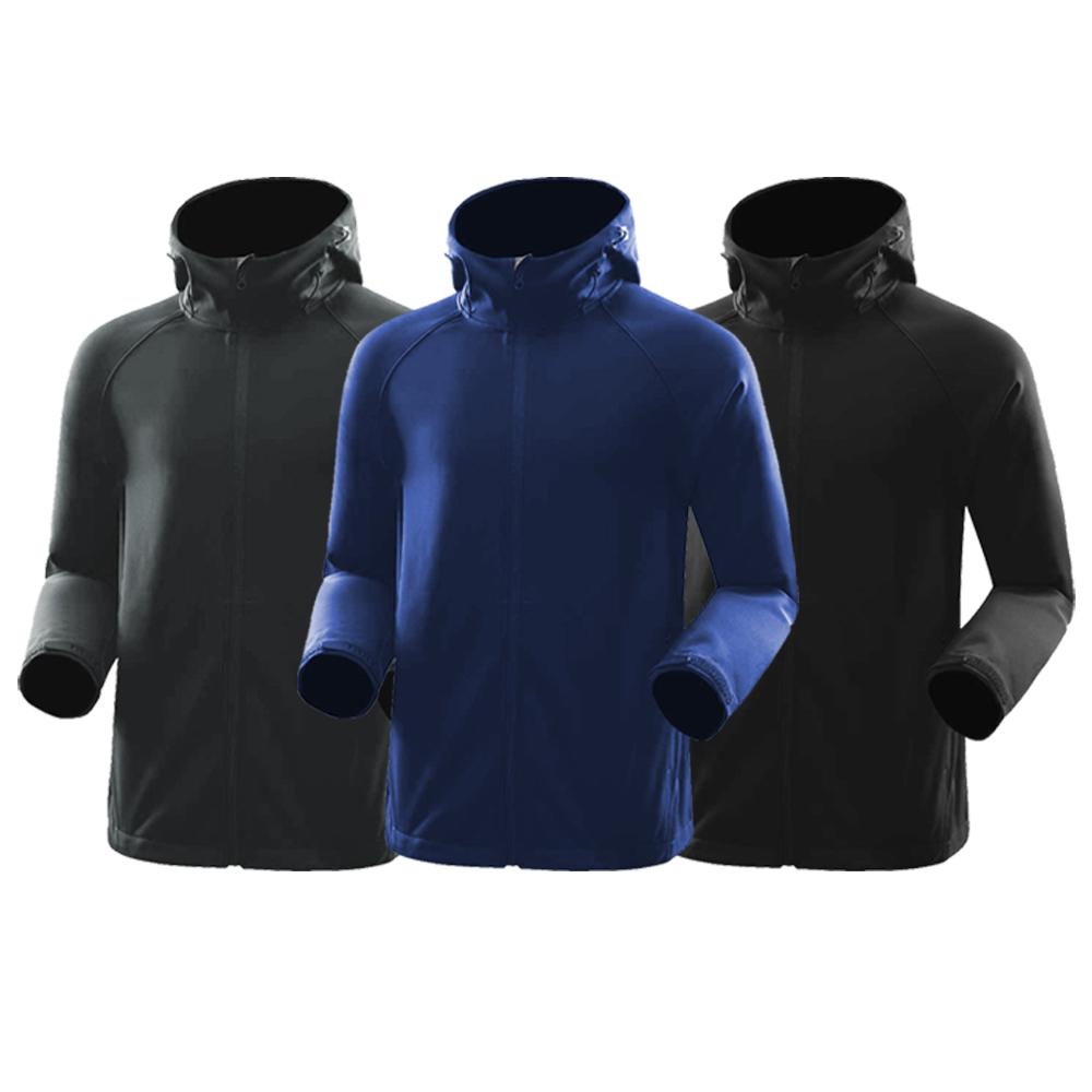 Áo khoác nam du lịch, chống gió, chấm thấm nước, chống tĩnh điện, có mũ trùm đầu thoải mái - Tùy chọn size và màu