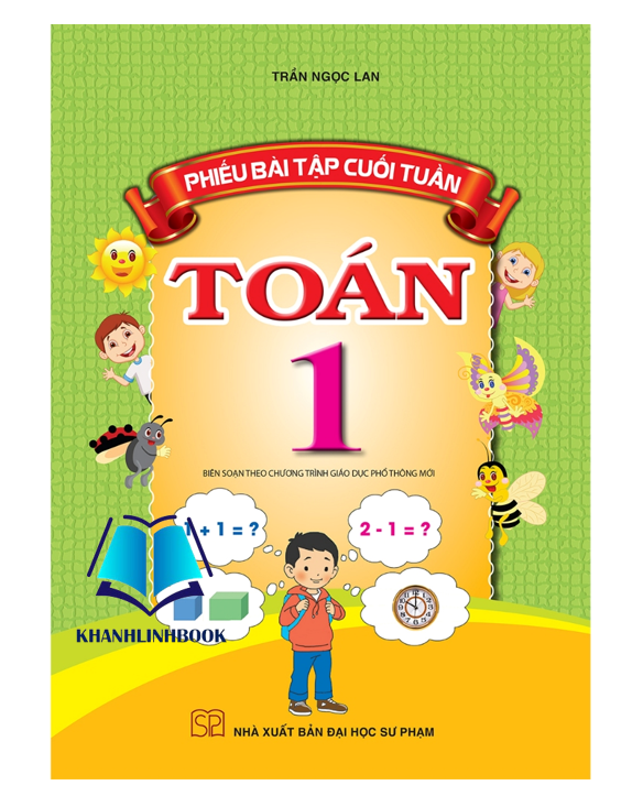 Sách Phiếu bài tập cuối tuần Toán 1 - dùng chung