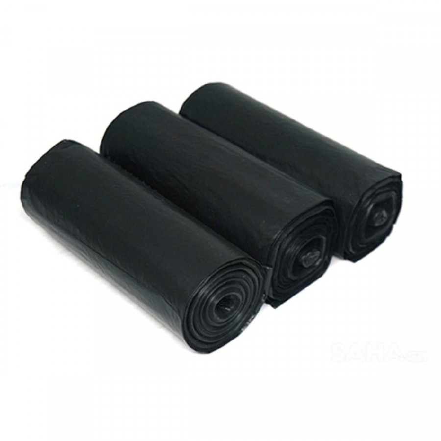 1 Kg túi đựng rác màu đen size 55 x 65 cm