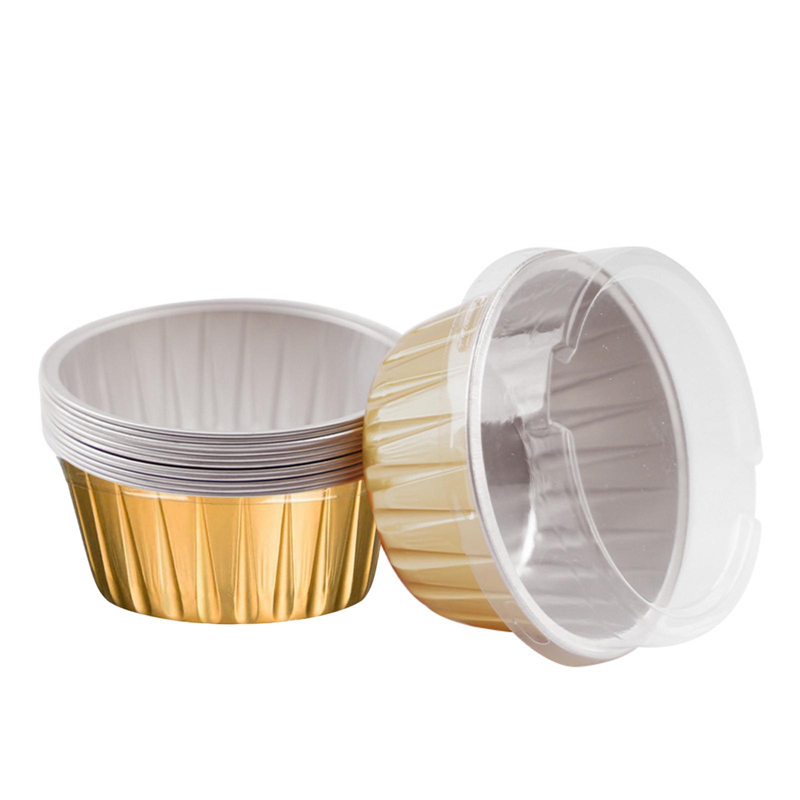 Baking Cups with Lids  Resistant for Snacks Creme  Birthday