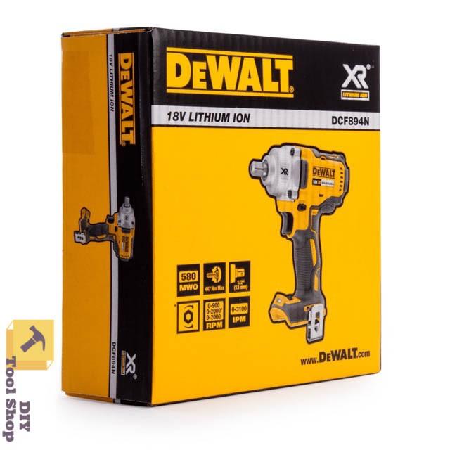 DEWALT DCF894N - Thân Máy Vặn Bu Lông 1/2&quot; Pin 18V - Chính Hãng - SKU DCF894 DCF894N-KR