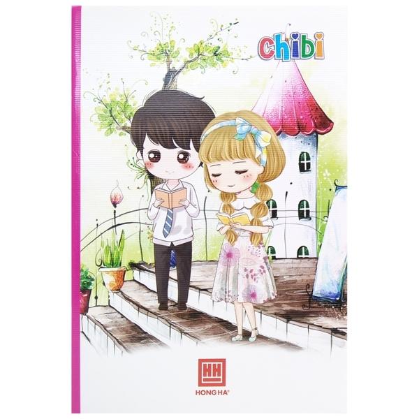 Combo 5 Vở Teen Chibi - 4 Ly Ngang 200 Trang ĐL 58g/m2 - Hồng Hà (Mẫu Màu Giao Ngẫu Nhiên)