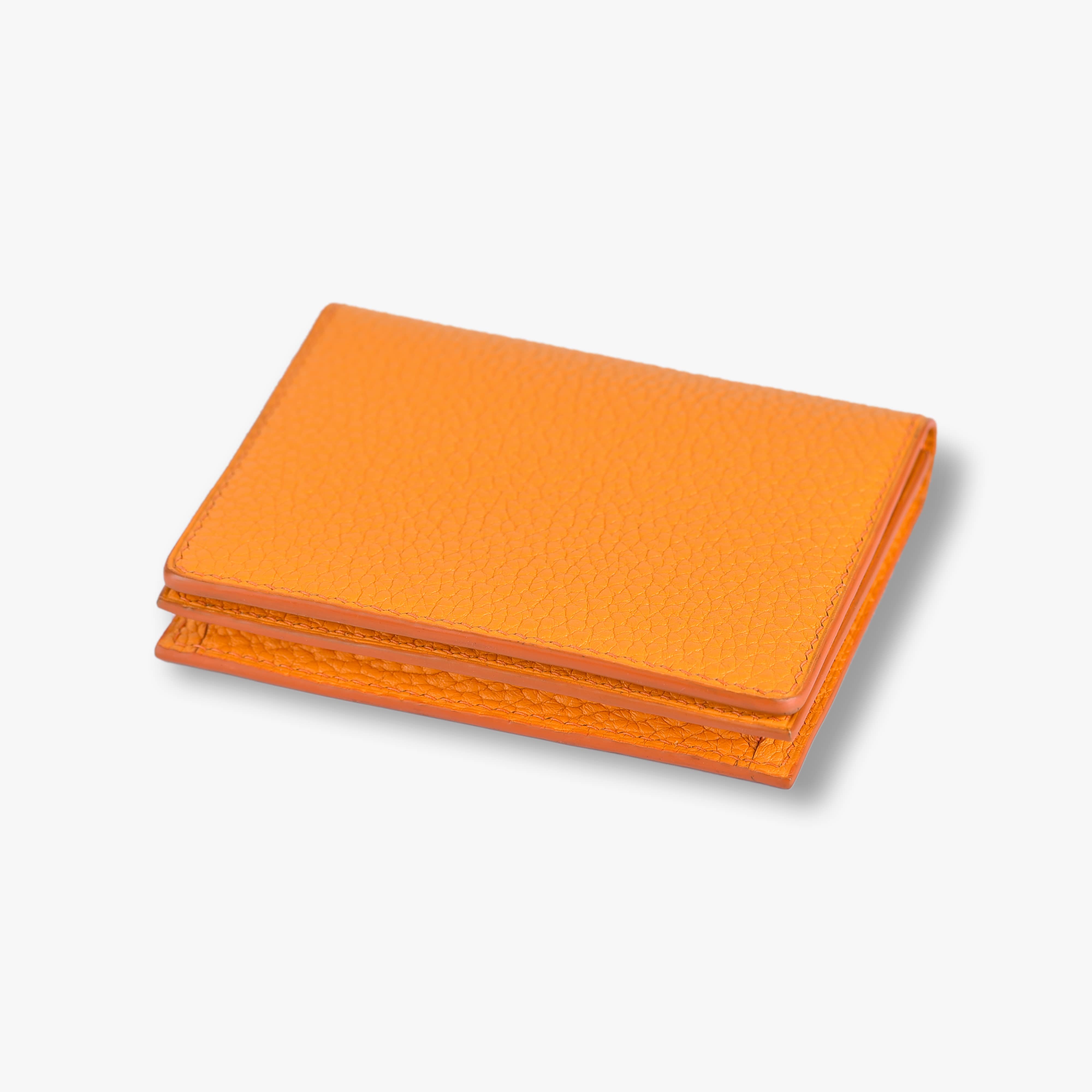 Card holder gâp lịch thiệp BSB Leather Màu Cam BSB1080
