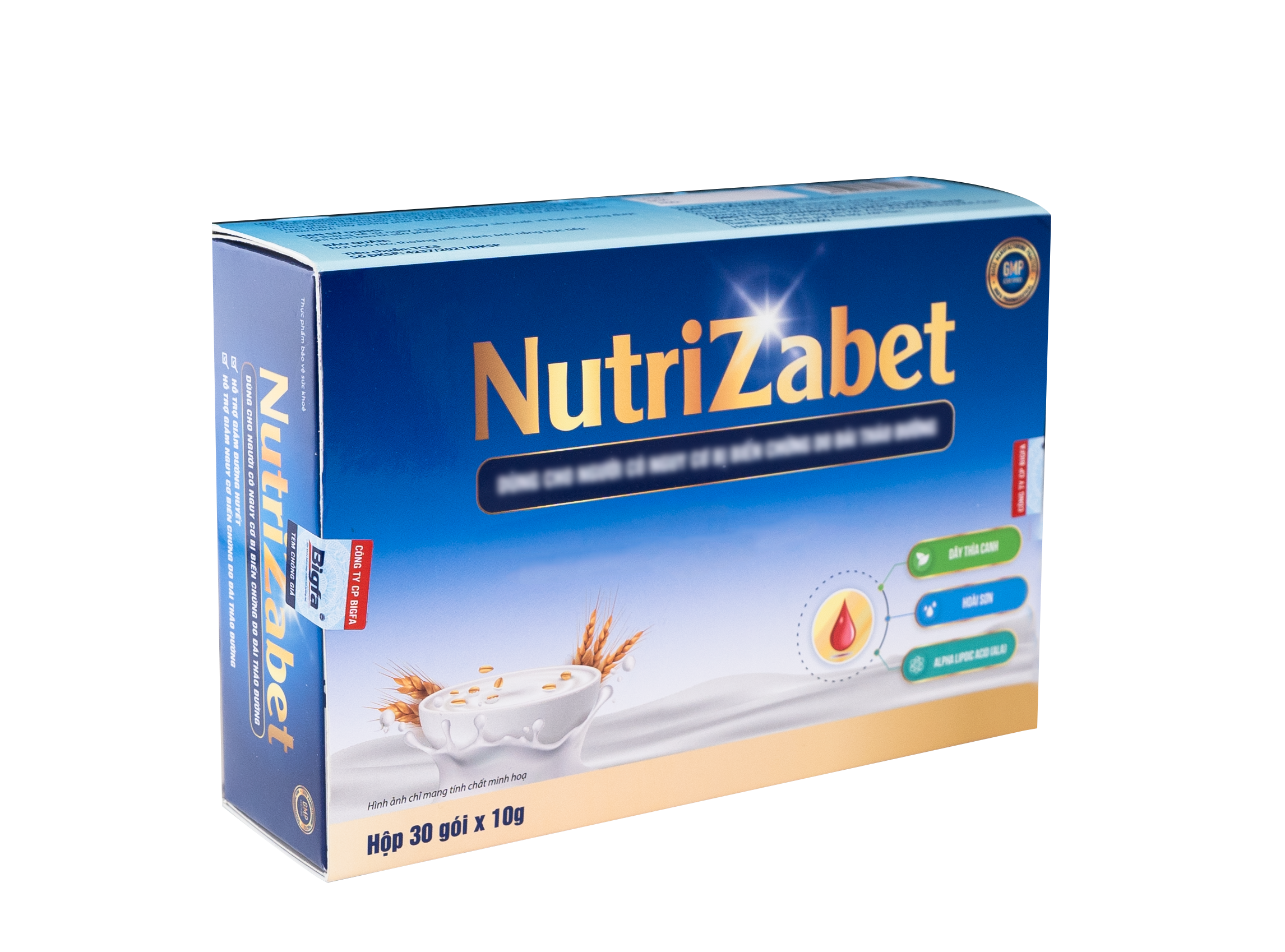 Combo 3 Hộp Sữa Hạt Tiểu Đường NutriZabet - Giúp Ổn Định Đường Huyết, Ngăn Ngừa Biến Chứng, Tăng Cường Đề Kháng