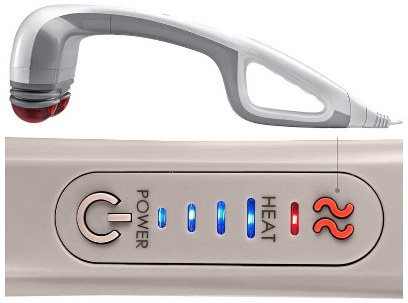 Máy mát xa cầm tay hai đầu Percussion Pro Kèm nhiệt HOMEDICS HHP-351H