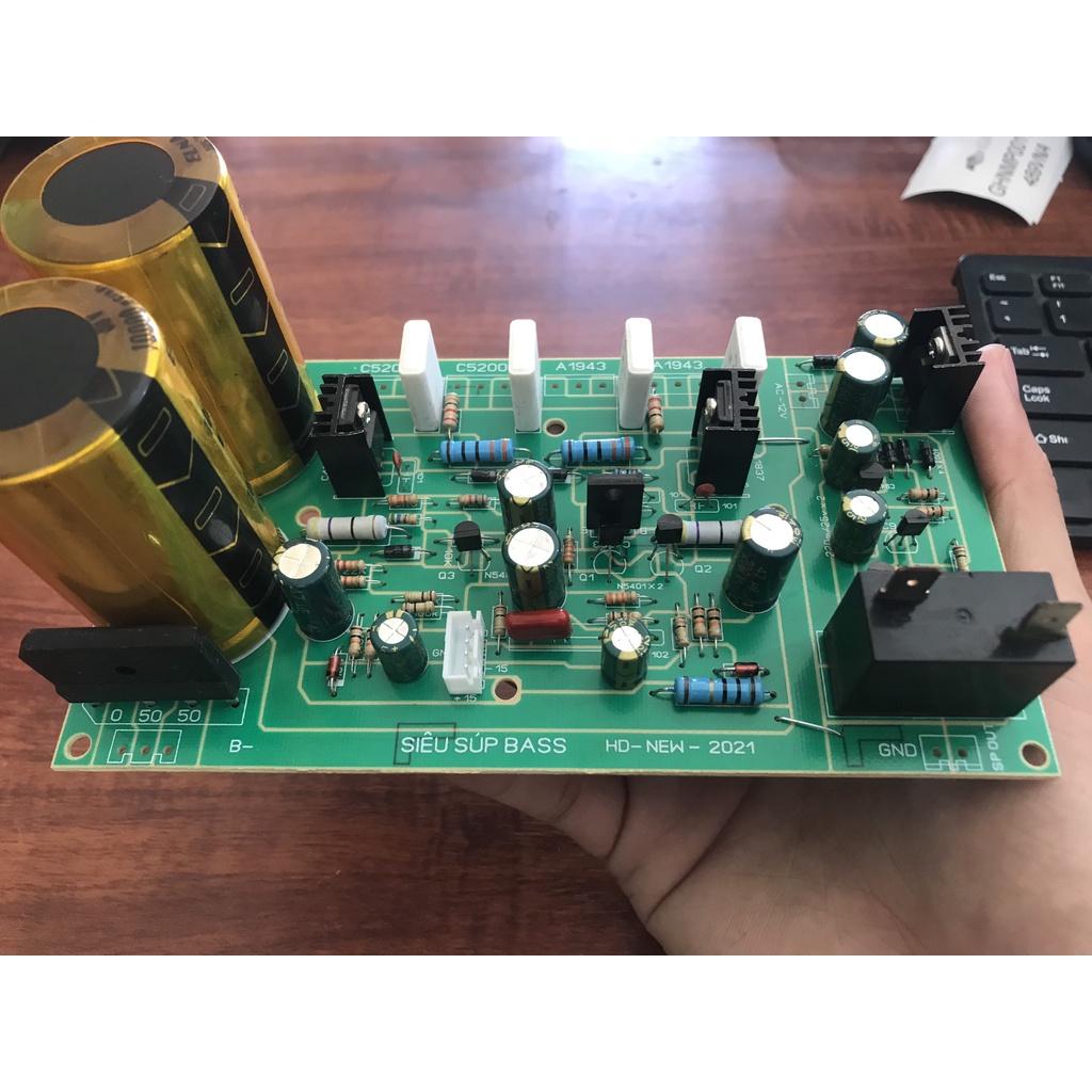 Mạch công suất sub loại 4 sò mạch sub 4 sò liền nguồn có mach bảo vệ 250W