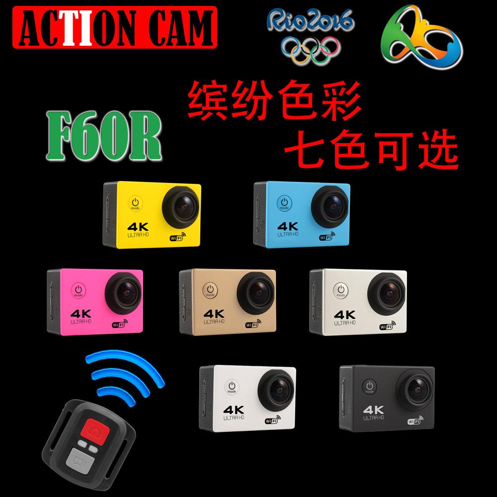 Đảm Bảo Chất Lượng Thể Thao Ngoài Trời Camera Chống Thấm Nước Bơi Mũ Bảo Hiểm Du Lịch Selfie DV Di Động Màn Hình Trên Không Camera HD