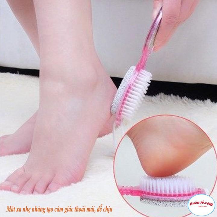 Combo 2 Dụng Cụ Chà Gót Chân 4in1 Vệ Sinh Chân Tay 00644