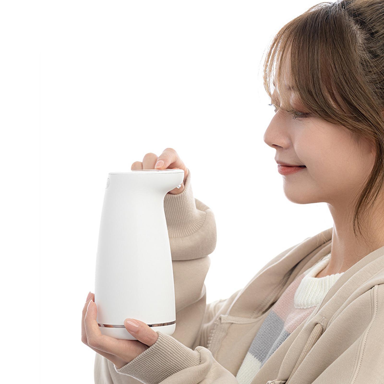 Máy Xịt Xà Phòng Tạo Bọt Tự Động 300Ml Hồng Ngoại Để Bàn Có Thể Sạc Lại
