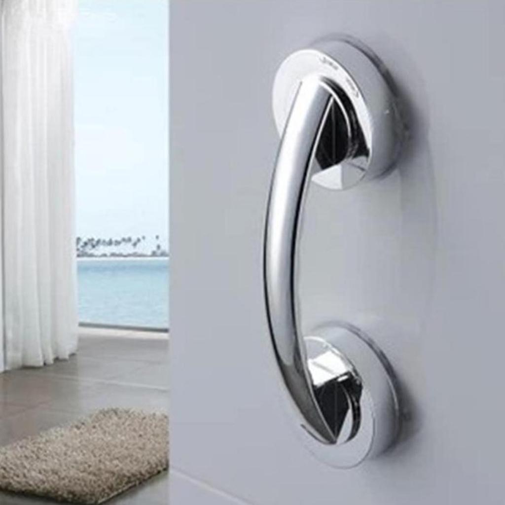 2xBathroom Shower Bath Tub Grip Suction Cup Safety Grab Bar Handrail 20cm