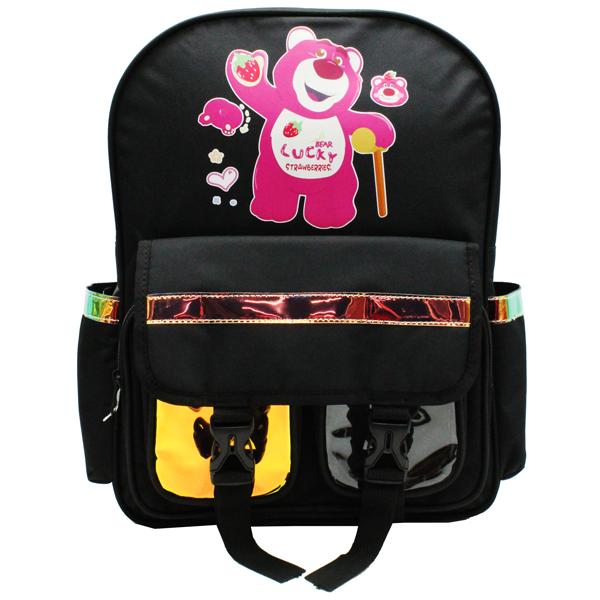 Ba Lô Teen Fido 232316 - Mẫu 2 - Gấu Dâu Lotso Lucky Strawberry