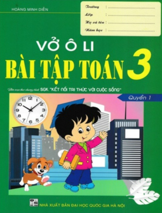 Sách - vở ô li bài tập toán 3 - quyển 1
