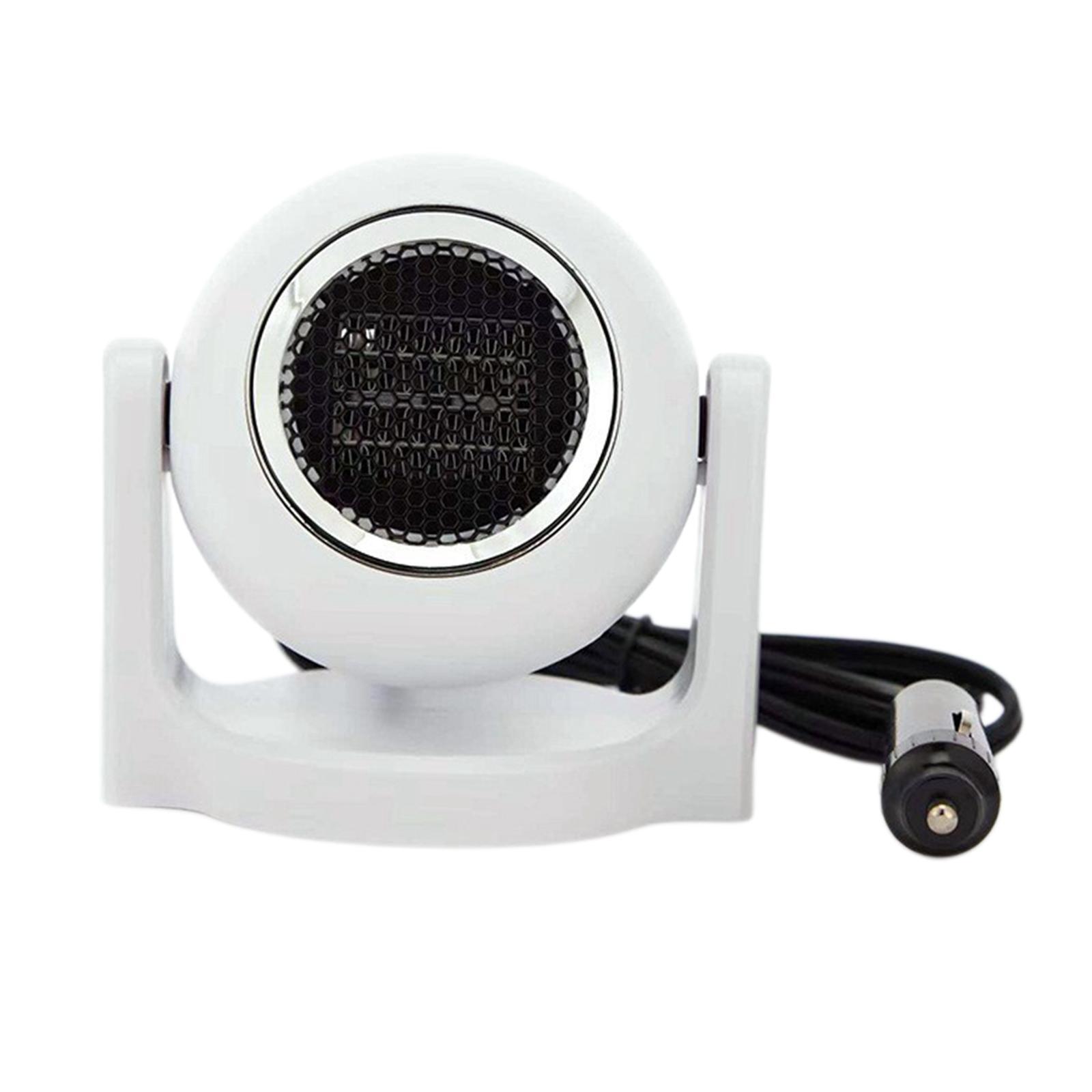 Auto Heater Defroster Demister 2 In 1 Portable 12v Black