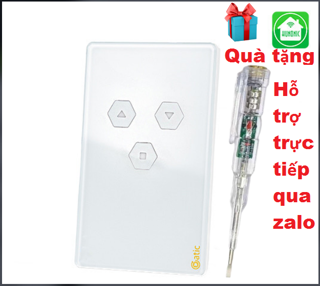 Công tắc Cửa cuốn Wifi thông minh Hunonic , Điều khiển từ xa qua điện thoại,Hàng Chính Hãng
