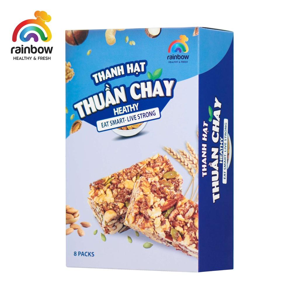 Thanh Hạt Thuần Chay RAINBOW - Hộp 200g - Cung Cấp Năng Lượng, Trọn Vẹn Dinh Dưỡng, Không Đường Phù Hợp Người Giảm Cân