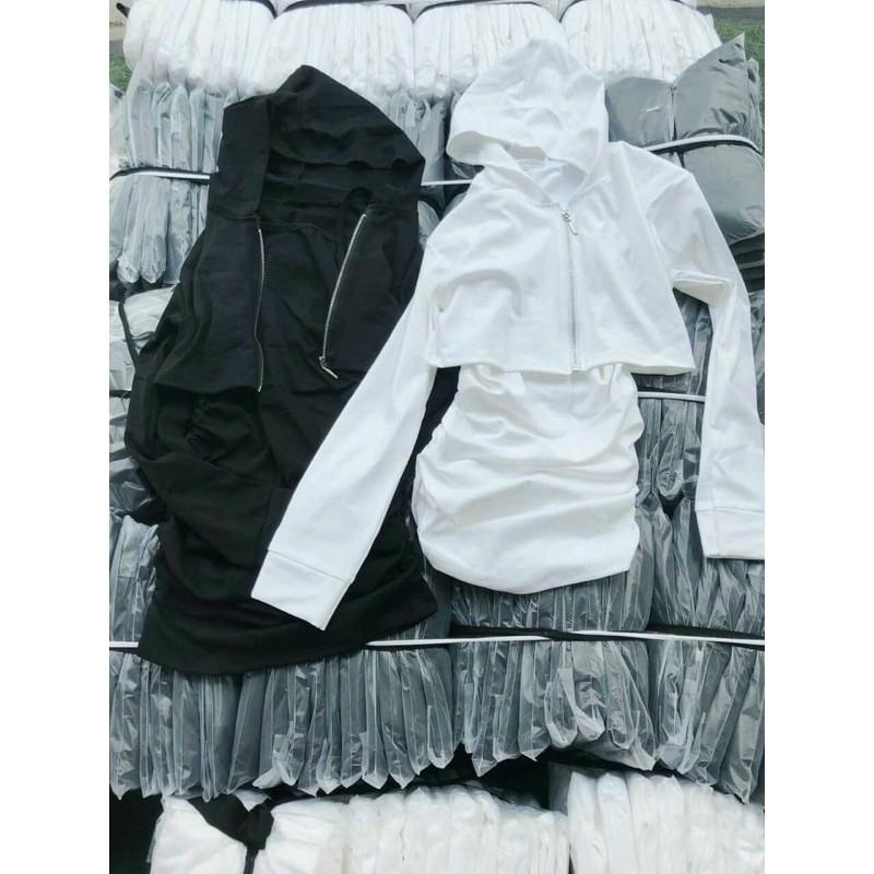 Set đâm nhún và áo khaoc nón chất thun borip T5U/B