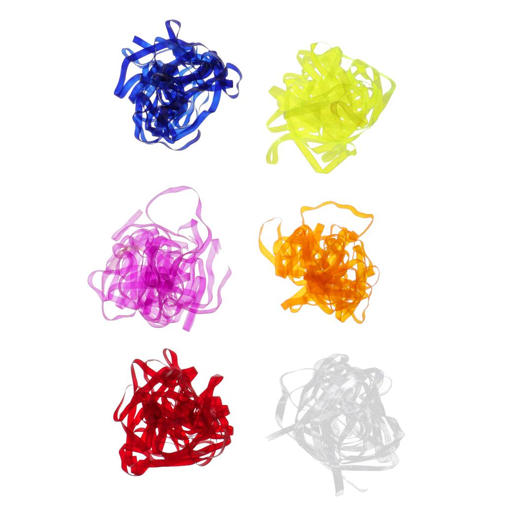 6 Màu 3 Mm Rộng Thun Scud Lưng/Nymph Căng Da Đồ Bay Chất Liệu