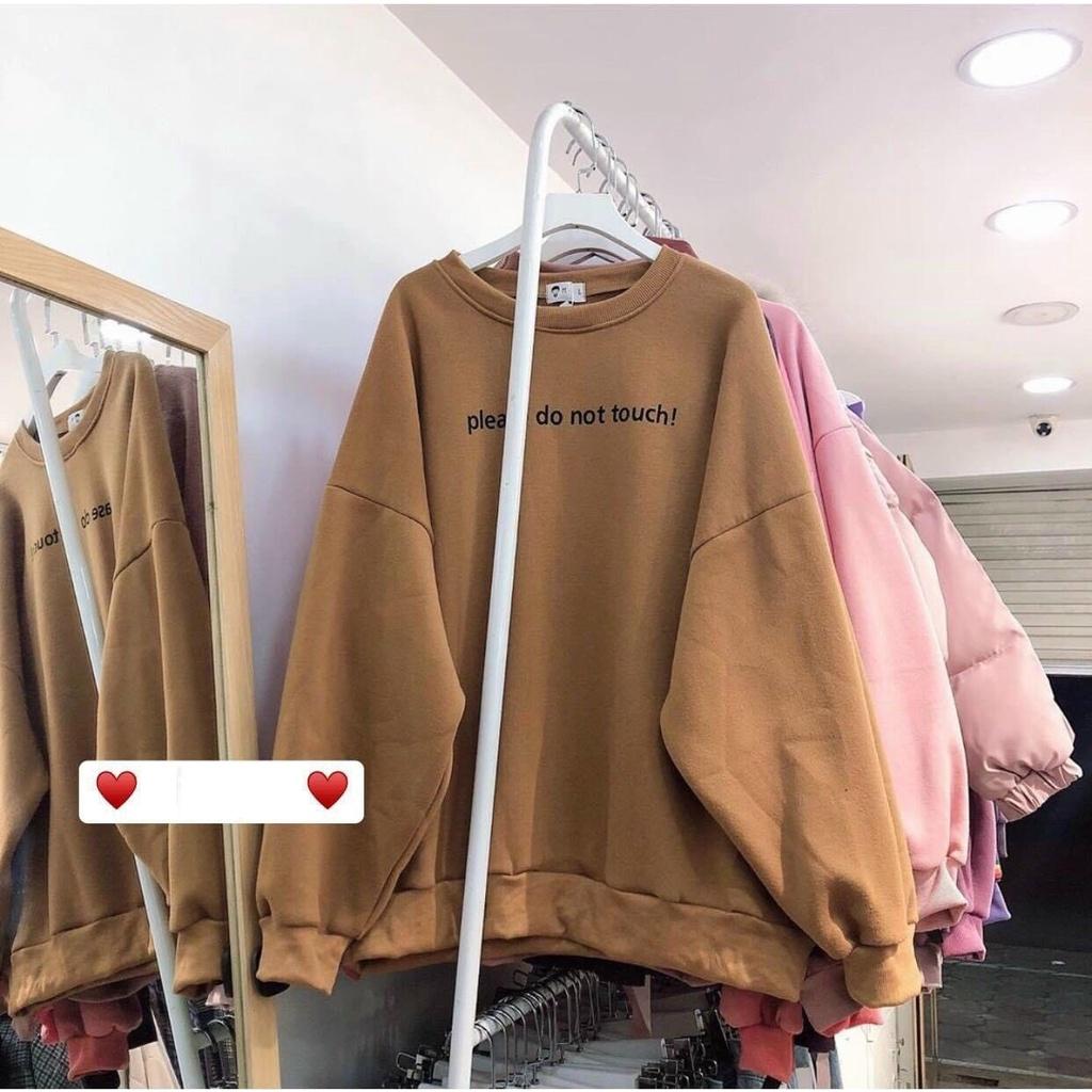 Áo sweater nữ in bé hớt tóc siêu dễ thương thun dày mịn thấm hút tốt phong cách năng động