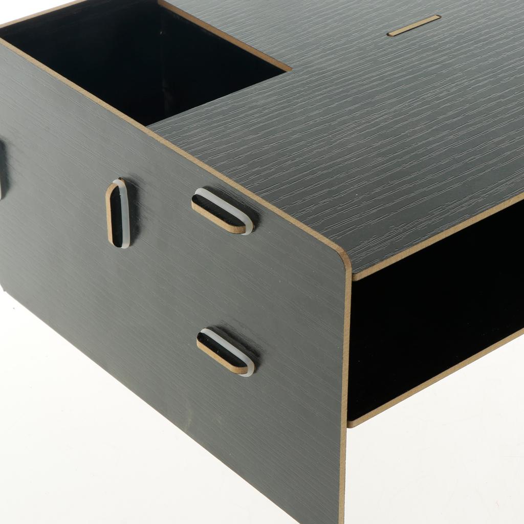 Computer Monitor Riser Speaker PC Laptop Screen Stand Desk Organizer