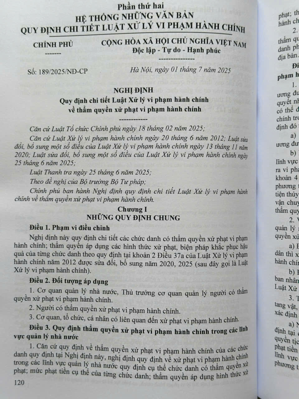 Luật Xử Lý Vi Phạm Hành Chính sửa đổi, bổ sung năm 2025 – Các Văn Bản Quy Định Chi Tiết và Biện Pháp Thi Hành (V2610T)